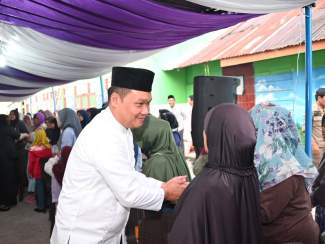 Bupati Humbahas Buka Puasa Di Desa Sihite II