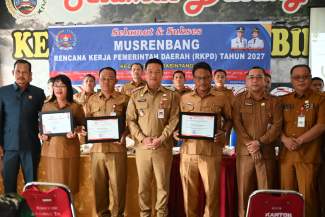 Bupati Humbahas Hadiri Musrenbang RKPD 2027 Tarabintang