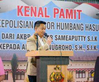Bupati Humbahas Kenal Pamit