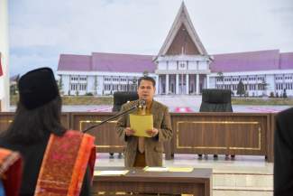 Bupati Humbahas Lantik Pejabat Baru