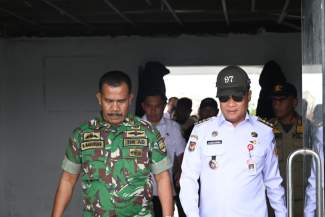 Bupati Humbahas Persiapan Sambut Yonif