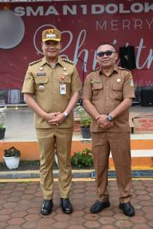 Bupati Humbahas di SMAN 1 Doloksanggul