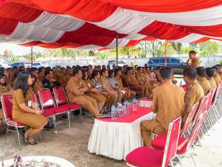 Pemkab Humbahas Syukuran Kades