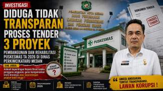 Versi website Diduga Tidak Transparan