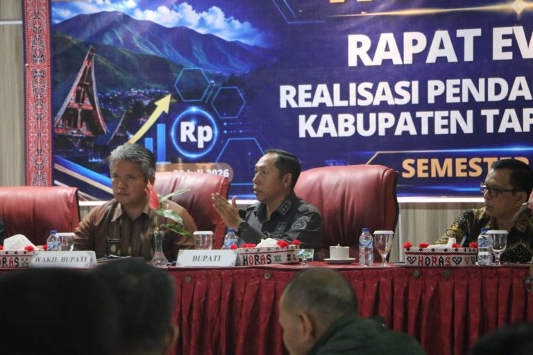 Optimalkan Pendapatan Daerah 2026, Pemkab Taput Gelar HLM dan Evaluasi Kinerja Perangkat Daerah