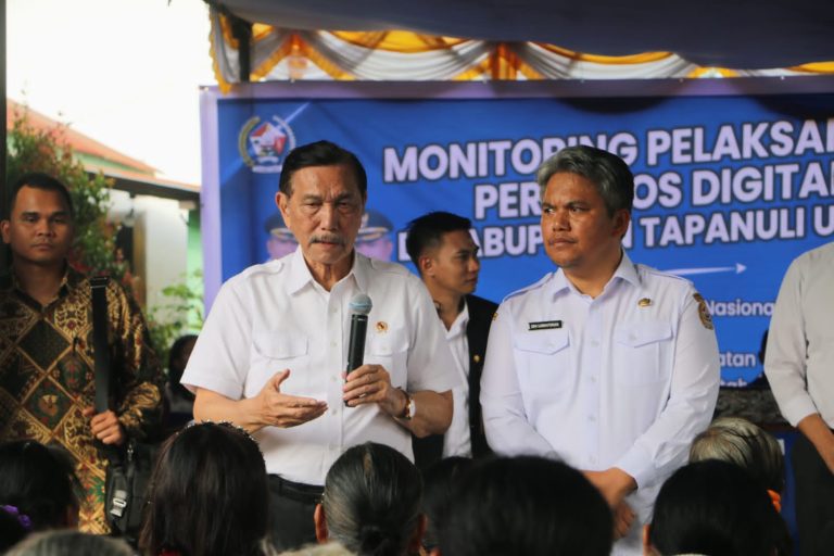 Komitmen Pemkab Taput dalam Digitalisasi Bansos Diapresiasi oleh Ketua DEN Luhut Pandjaitan