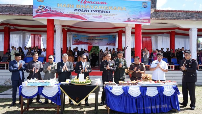 Peringatan dan Syukuran Hari Bhayangkara Kabupaten Taput '80 Tahun Mengabdi, Polri untuk Masyarakat'